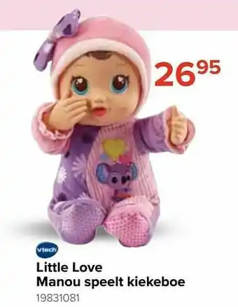 Euroshop Little love manou speelt kiekeboe aanbieding