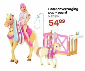 Euroshop Paardenverzorging pop + paard aanbieding