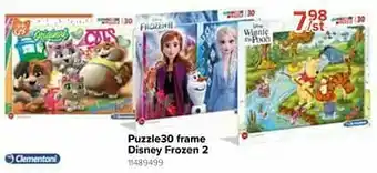 Euroshop Puzzle30 frame disney frozen 2 aanbieding
