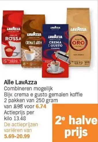 Albert Heijn Alle LavAzza aanbieding
