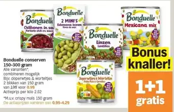 Albert Heijn Bonduelle conserven 150-300 gram aanbieding