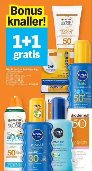 Albert Heijn Alle A-merk zonbescherming aanbieding