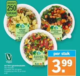 Albert Heijn AH Terra groentesalades aanbieding