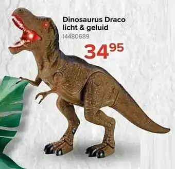 Euroshop Dinosaurus draco licht + geluid aanbieding