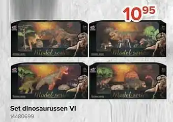 Euroshop Set dinosaurussen vi aanbieding