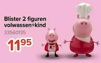 Euroshop Blister 2 figuren volwassen+kind aanbieding