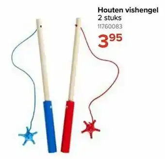 Houten vishengel