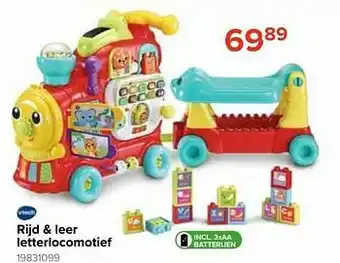 Euroshop Rijd + leer letterlocomotief aanbieding