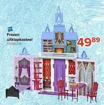 Euroshop Frozen uitklapkasteel aanbieding
