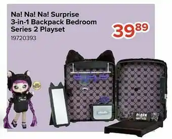 Na! na! na! surprise 3-in-1 backpack bedroom series 2 playset