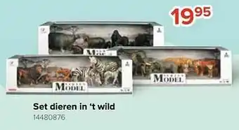 Set dieren in ‘t wild
