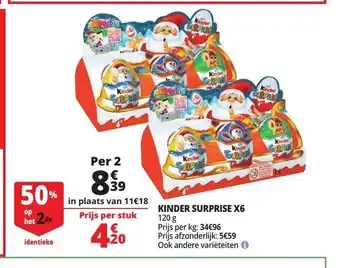Kinder Surprise 120g per 2