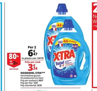Auchan Wasmidel Xtra per 2 aanbieding