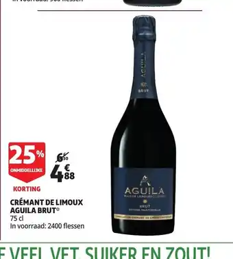 Auchan Cremant De Limoux Aguila Brut 75cl aanbieding