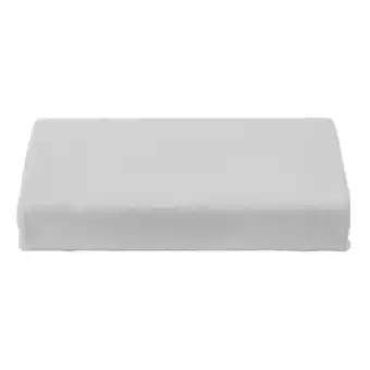 Leen Bakker Hoeslaken Molton stretch - wit - 80x200 cm aanbieding