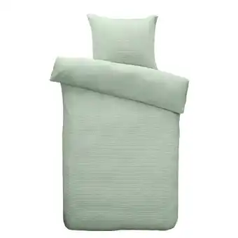 Leen Bakker Royal dekbedovertrek Finn - groen - 140x200/220 cm aanbieding