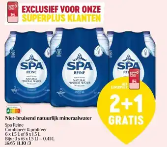 Delhaize Niet-bruisend natuurlijk mineraalwater aanbieding