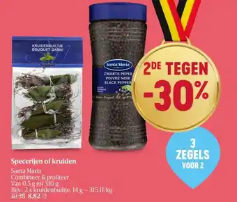 Delhaize Specerijen of kruiden aanbieding