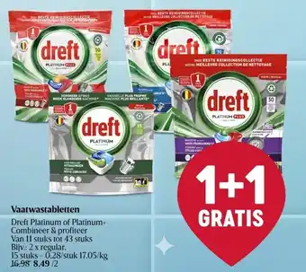 Delhaize Vaatwastabletten aanbieding