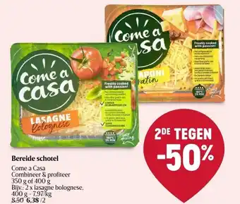 Delhaize Bereide schotel aanbieding