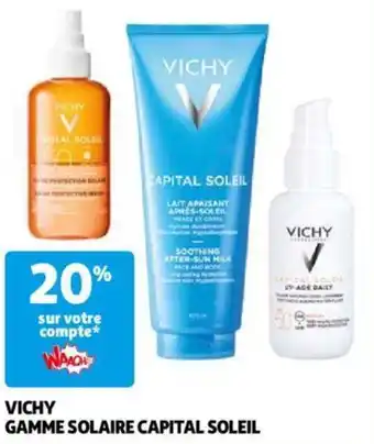 Auchan VICHY GAMME SOLAIRE CAPITAL SOLEIL aanbieding
