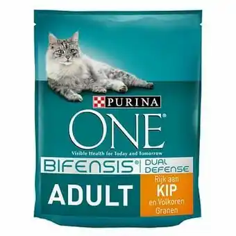 Zooplus 6kg Adult Kip & Volkoren Granen Purina One Kattenvoer aanbieding