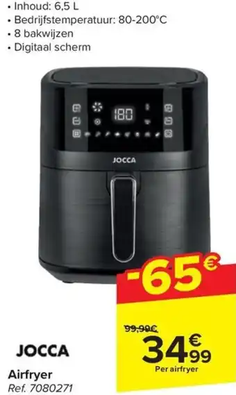 Carrefour Market Jocca Airfryer Ref. 7080271 aanbieding