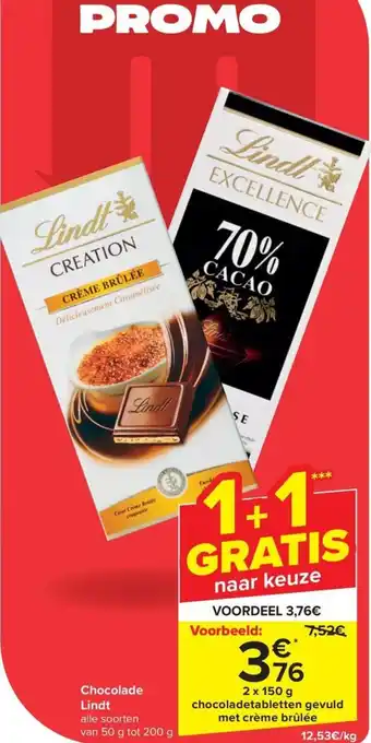 Lindt Chocolade 2 x 150g