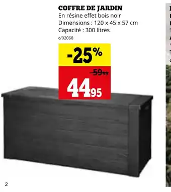 Dema COFFRE DE JARDIN aanbieding