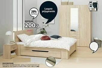 Jysk Hald bedframe aanbieding