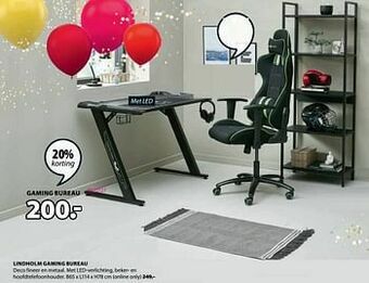 Jysk Lindholm gaming bureau aanbieding