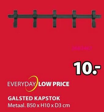 Jysk Galsted kapstok aanbieding