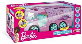 ToyChamp Barbie DJ Express Deluxe RC truck met podium aanbieding