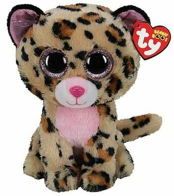 ToyChamp TY Beanie Buddy Livvie Leopard 24cm aanbieding