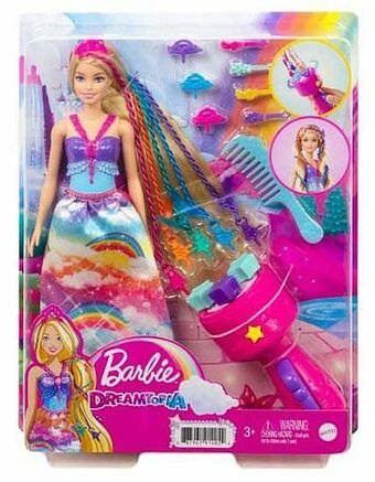 ToyChamp Barbie Dreamtopia Haarverzorgingspop met accessoir aanbieding