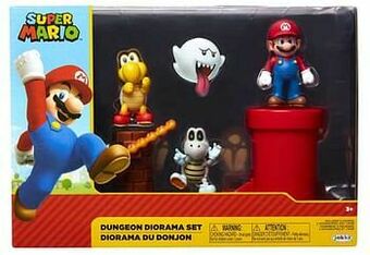 ToyChamp Super Mario Donjon Theme Diorama Set aanbieding