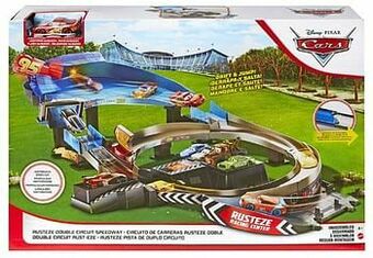 ToyChamp Disney Pixar Cars Rusteze 95 Boosted Race Track sp aanbieding