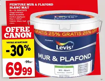 PEINTURE MUR & PLAFOND BLANC MAT