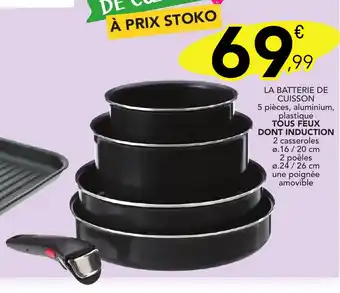 Stokomani LA BATTERIE DE CUISSON aanbieding