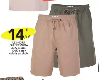 LE SHORT OU BERMUDA