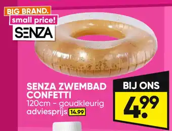 Big Bazar SENZA ZWEMBAD CONFETTI 120 cm aanbieding