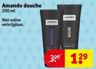 Kruidvat Amando douche 200 ml aanbieding