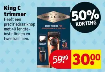 Kruidvat King C trimmer aanbieding