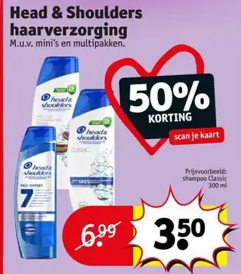 Kruidvat Head & Shoulders haarverzorging aanbieding