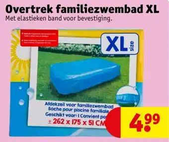 Kruidvat Overtrek familiezwembad XL aanbieding