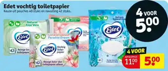 Kruidvat Edet vochtig toiletpapier aanbieding
