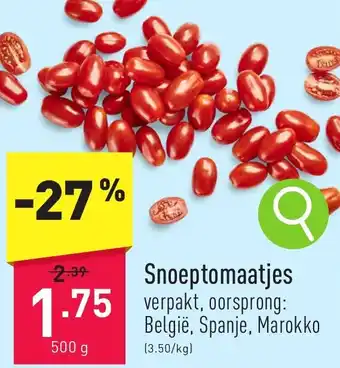 ALDI Snoeptomaatjes 500g aanbieding