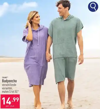 ALDI CRANE Badponcho aanbieding