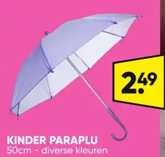 Big Bazar KINDER PARAPLU aanbieding