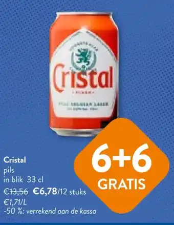 Cristal pils in blik 33 cl